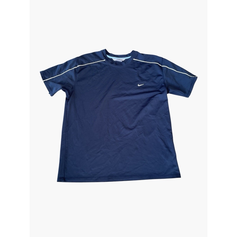 Vintage NIKE Athletics Jersey Top Shirt Blue Sz XXL Short Sleeve Active Training